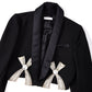 AREA NYC Deco Bow Slit Cropped Blazer 2