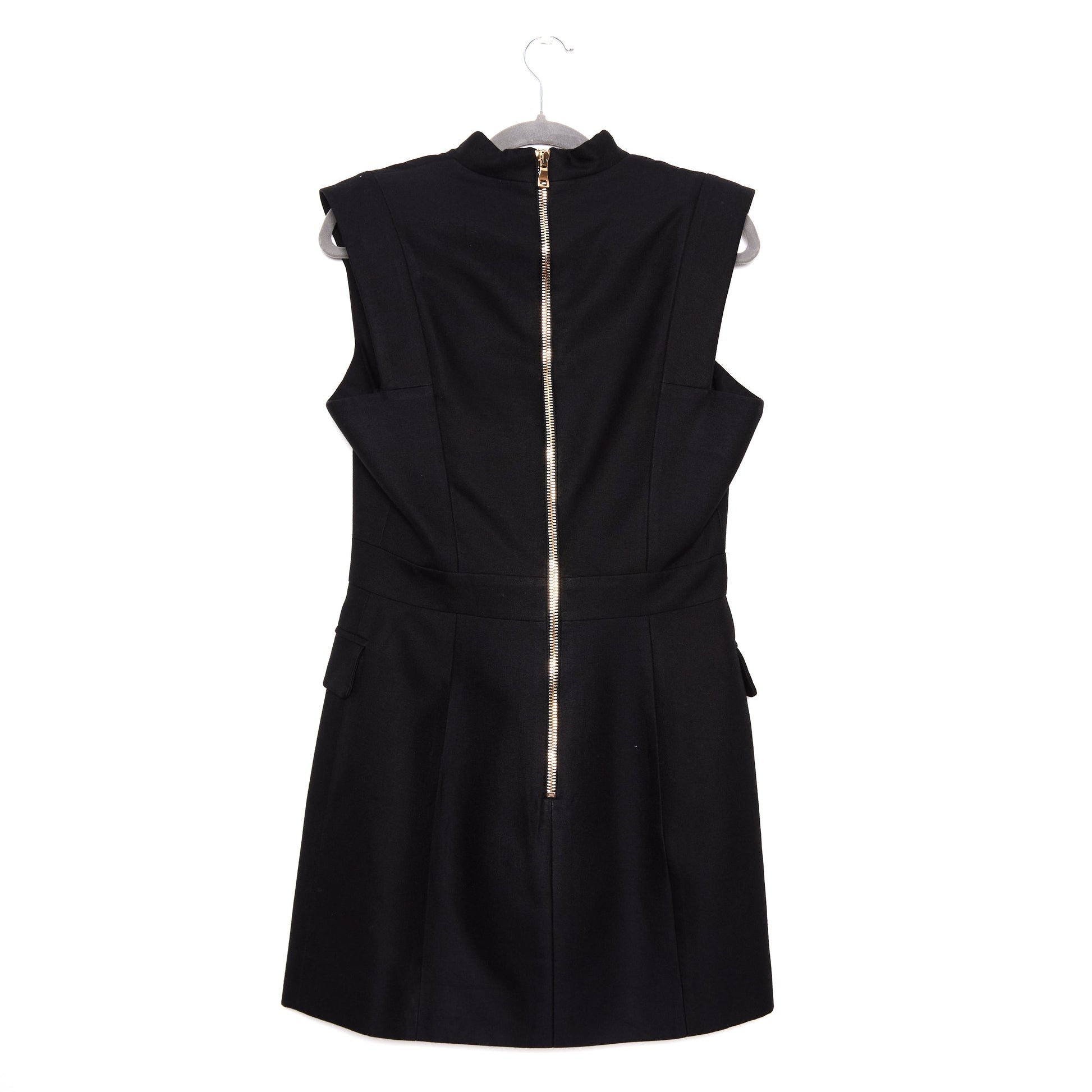 BALMAIN Buttoned Mini Dress - Black