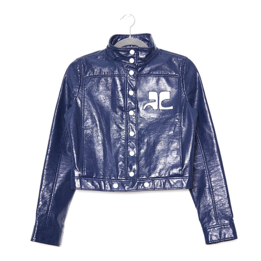 Courrèges Vinyl Reedition Jacket 'Dusk Blue' 36