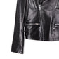 GUCCI Black Embroidered Crystal Tiger Bomber leather Jacket 38