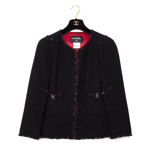 CHANEL La Petite Veste Noire wool jacket 40