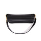 BALLY Vintage Quilted Leather 2way Bag Black