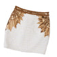 BALMAIN Embellished Halter Top and Mini Skirt Set 38