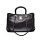 CHANEL Calfskin Large Serial Shopper Tote Black