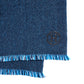 HERMÈS Reversible Herringbone Wool and Cashmere Scarf – Blue/Black