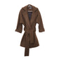 WATSON X WATSON Belted Wrap Wool Coat in Khaki 6