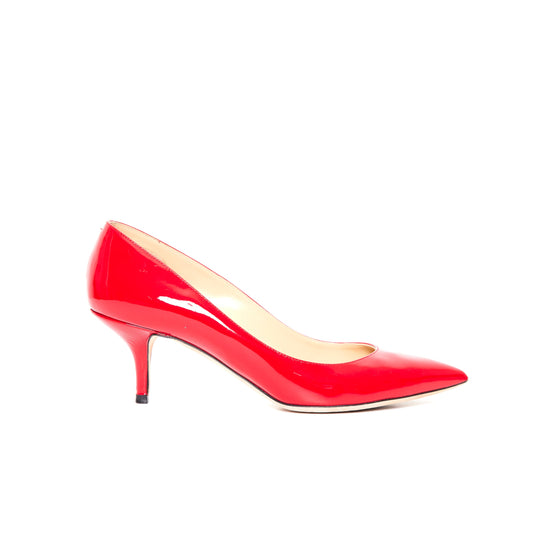 DOLCE & GABBANA  Red Patent Leather Pumps 40