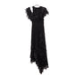 ZIMMERMANN  Mercer Bird Silk Chiffon Dress Black 1