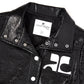 COURRÈGES Re-Edition Vinyl Logo Jacket Black 36
