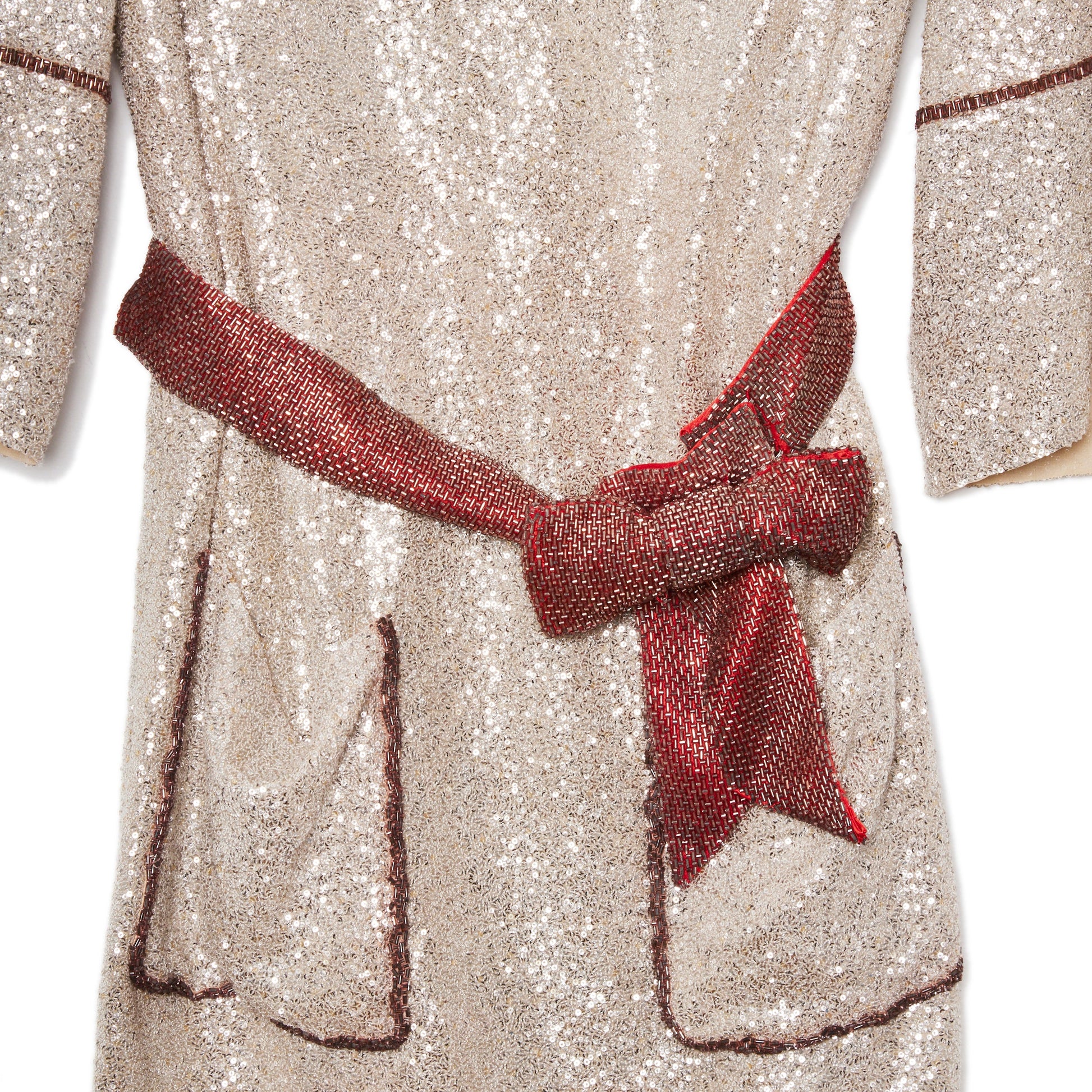 SALVATORE FERRAGAMO Runway Sequin Dress XS