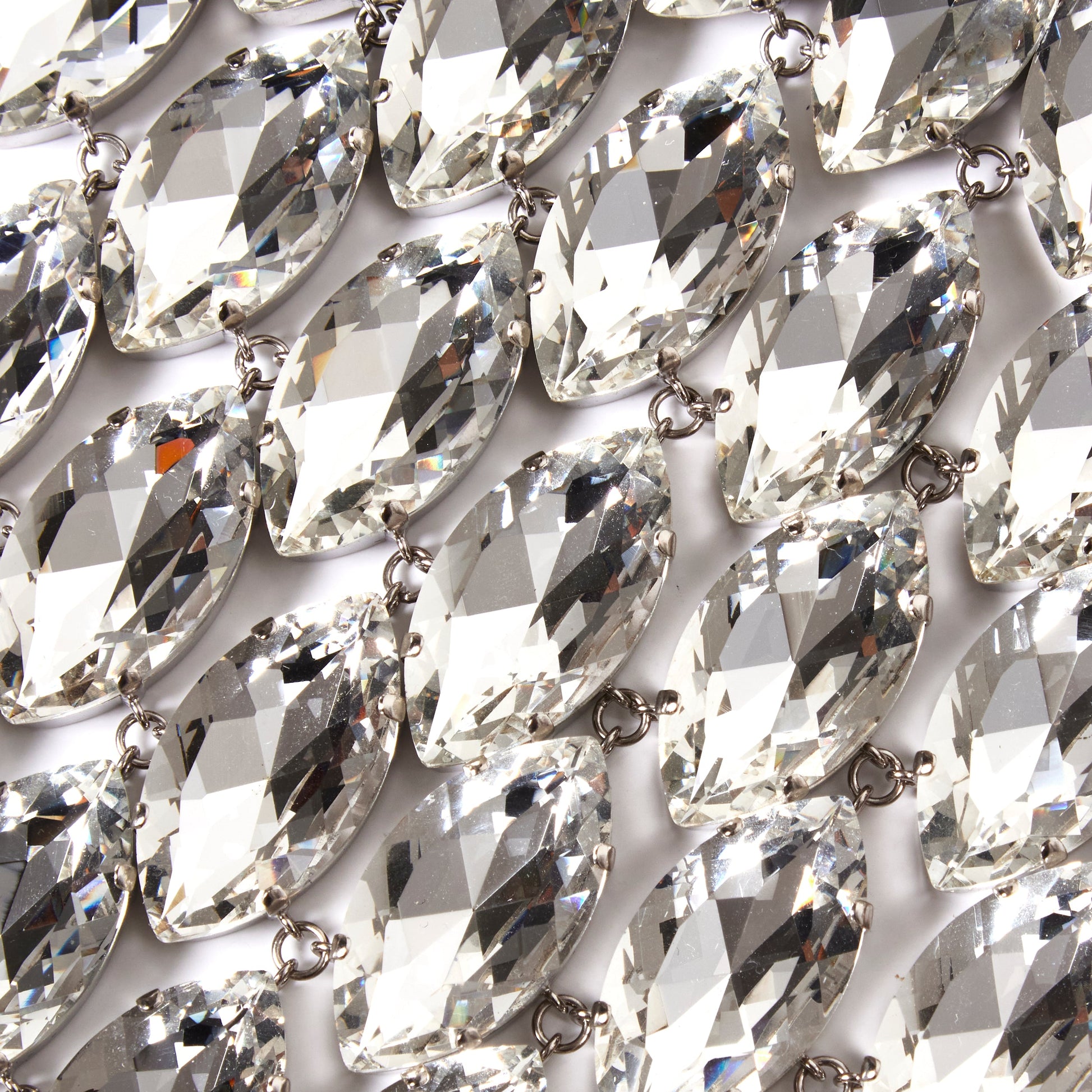 EMILIO PUCCI Crystal Cascade Collar Necklace