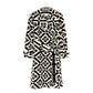 MARY KATRANTZOU Double-breasted Printed Faux Fur coat  40