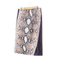 PRADA Panelled Snake Print Skirt 42