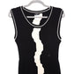 CHANEL Black and White Knit Dress 36