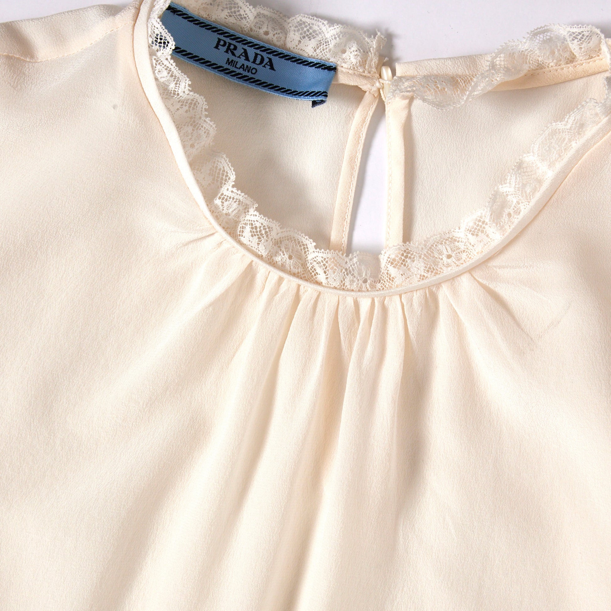 PRADA Silk White Blouse