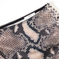 PRADA Panelled Snake Print Skirt 42