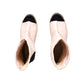CHANEL G33358 COCO Mark Leather Espadrilles Boots 38