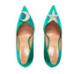 AQUAZZURA Proust 105mm pumps in green 39