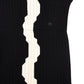 CHANEL Black and White Knit Dress 36