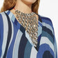 EMILIO PUCCI Crystal Cascade Collar Necklace