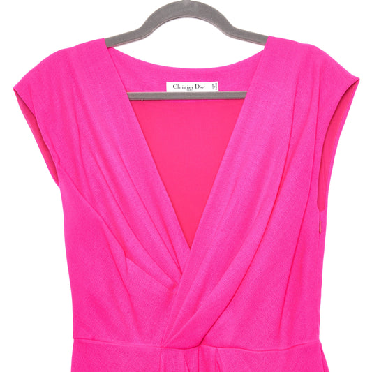 Christian Dior Vintage John Galliano 2010 Fushia Dress 10