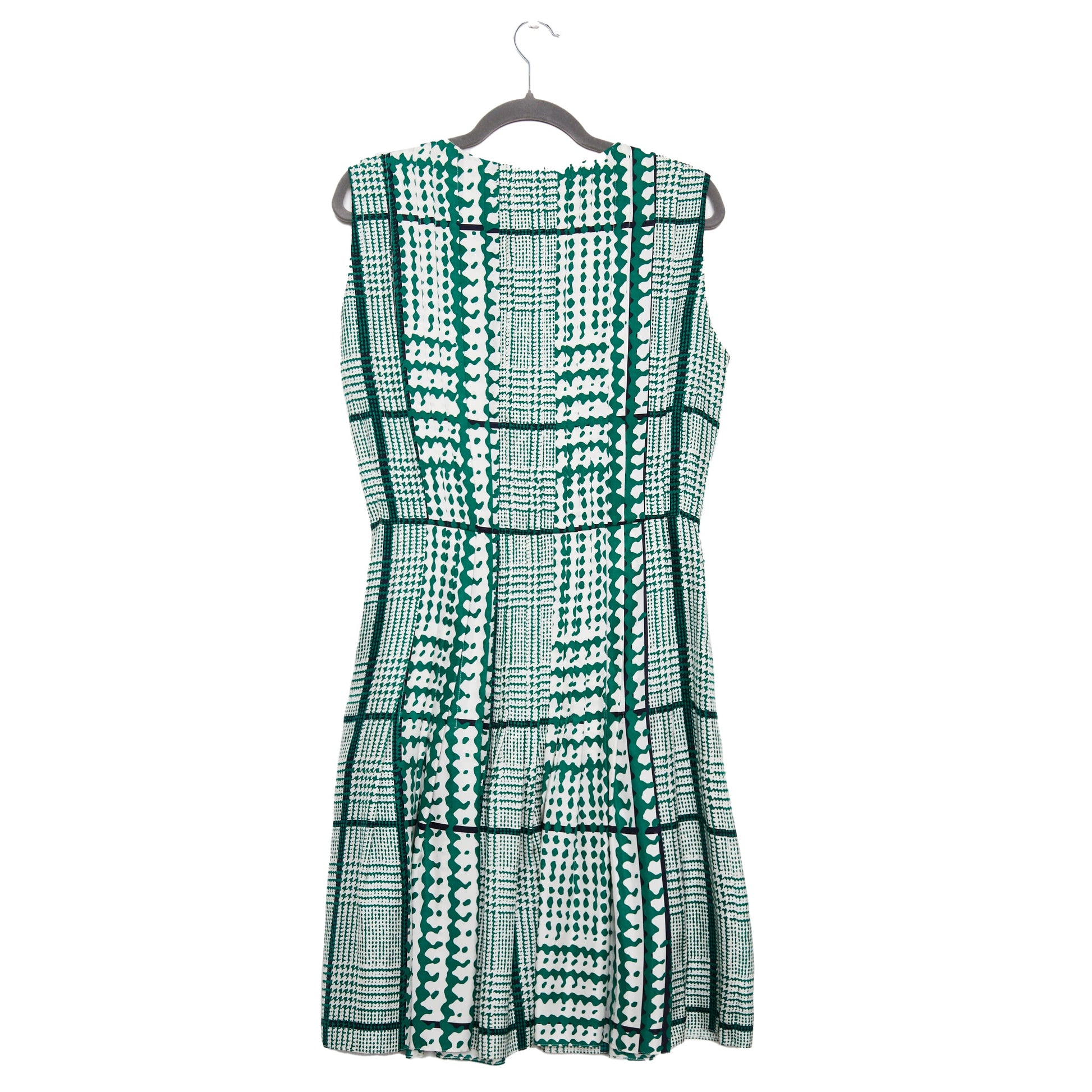 OSCAR DE LA RENTA Geometric Pattern Dress 12
