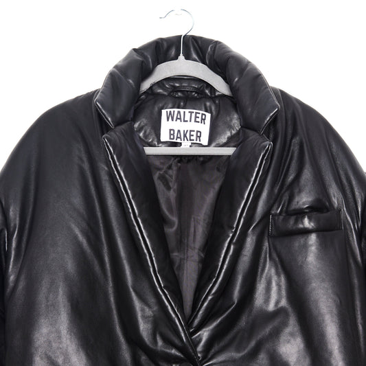 WALTER BAKER Camille padded leather jacket M