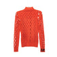 FENDI Mesh Effect Jumper In Orange 38