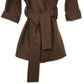 WATSON X WATSON Belted Wrap Wool Coat in Khaki 6