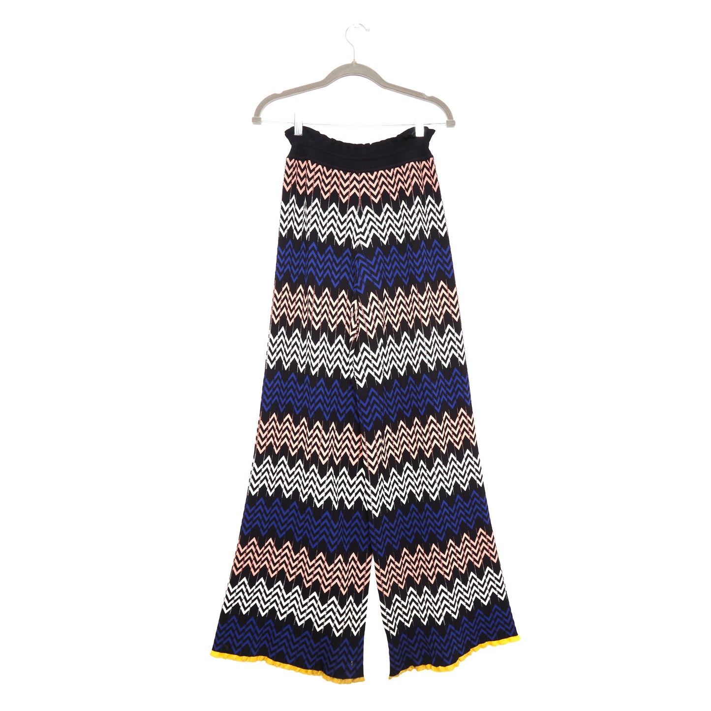 MISSONI Lamé knitted multicolor casual pants
