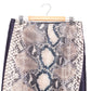 PRADA Panelled Snake Print Skirt 42