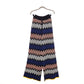MISSONI Lamé knitted multicolor casual pants