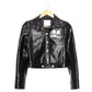 COURRÈGES Re-Edition Vinyl Logo Jacket Black 36
