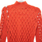 FENDI Mesh Effect Jumper In Orange 38