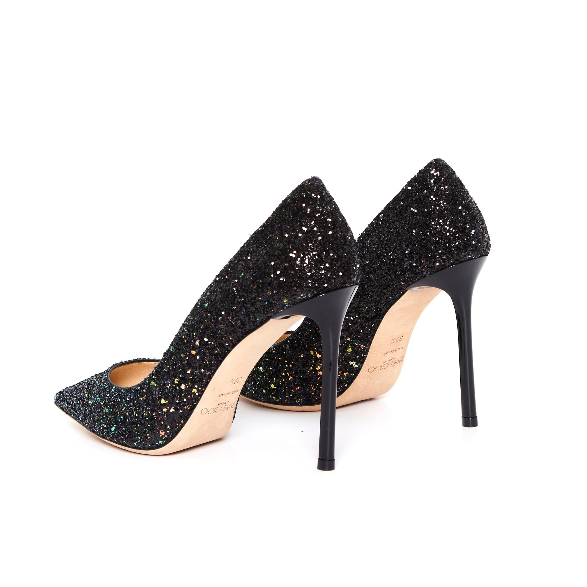 Jimmy Choo Romy 100 Cgf Pump Glitter - 38.5
