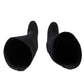 CHANEL Suede leather high boots 40