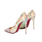 CHRISTIAN LOUBOUTIN Kate Siren Python Heels 39