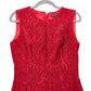 DOLCE & GABBANA Floral Jacquard Mini Dress - Red