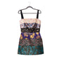 DOLCE & GABBANA Multicolor Brocade Flared Mini Dress 42