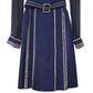 PRADA crystal-embellished chiffon mini dress 40