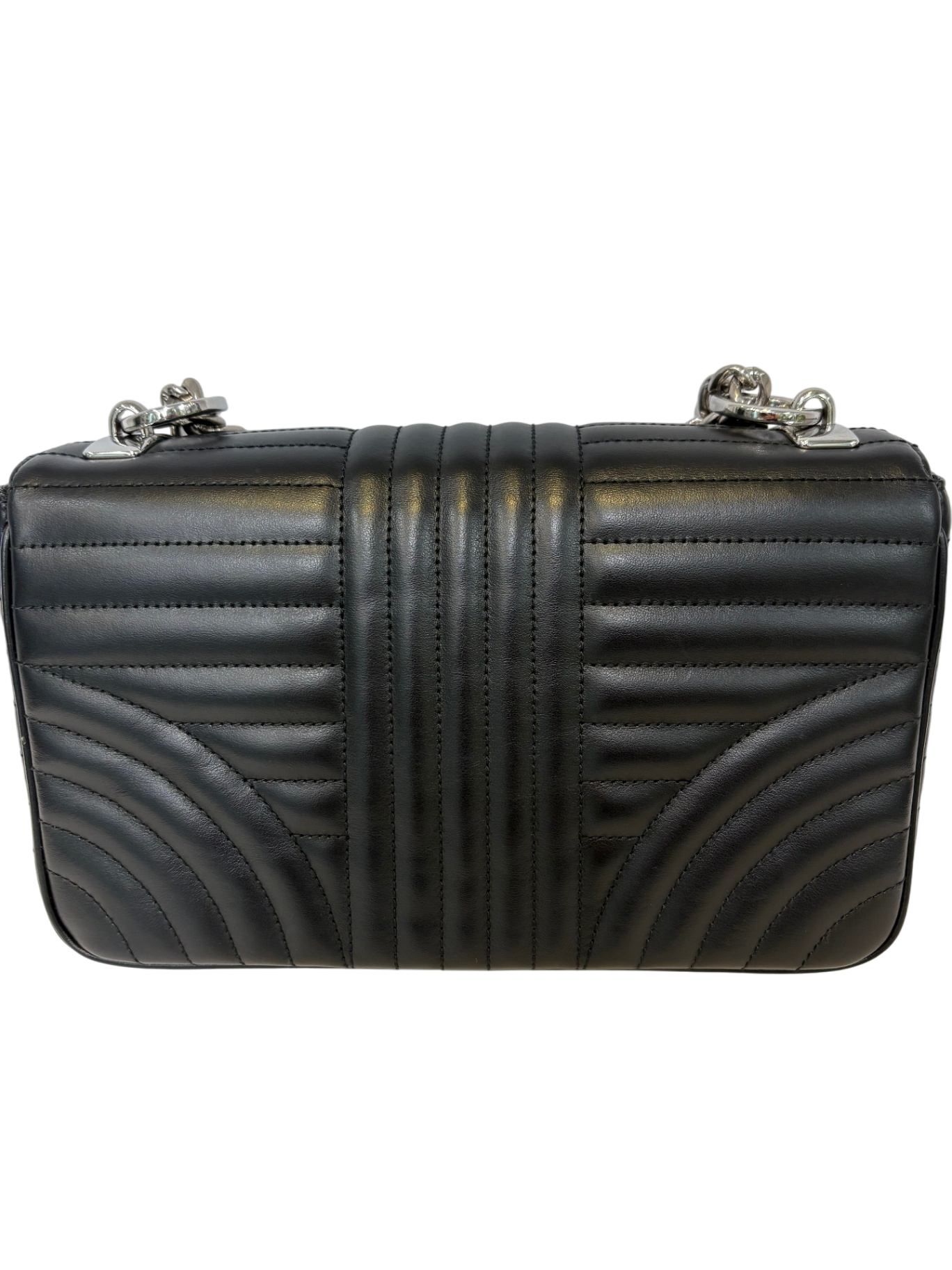 PRADA Diagramme Black Chain Bag 