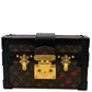 LOUIS VUITTON Petite Malle Monogram Brown Bag