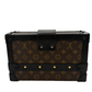 LOUIS VUITTON Petite Malle Monogram Brown Bag