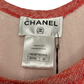 CHANEL Orange tweed dress size 40
