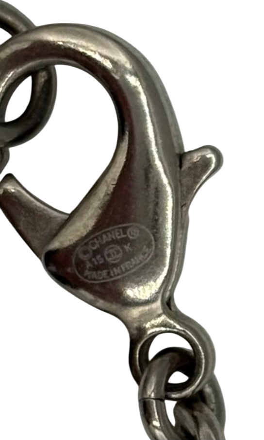 CHANEL CC 2015 Long Pearl & Crystal Necklace