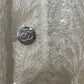 CHANEL White Sheer Lace Vinyl jacket