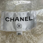 CHANEL White Sheer Lace Vinyl jacket