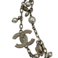 CHANEL CC 2015 Long Pearl & Crystal Necklace