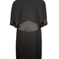 CHANEL 07A Black Satin-Trim Tuxedo Dress