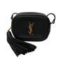 YSL Black Mini Camera Bag with tassle
